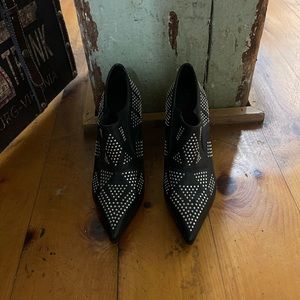See by Chloe Studded Accent Shoes/Bootie Sz 36